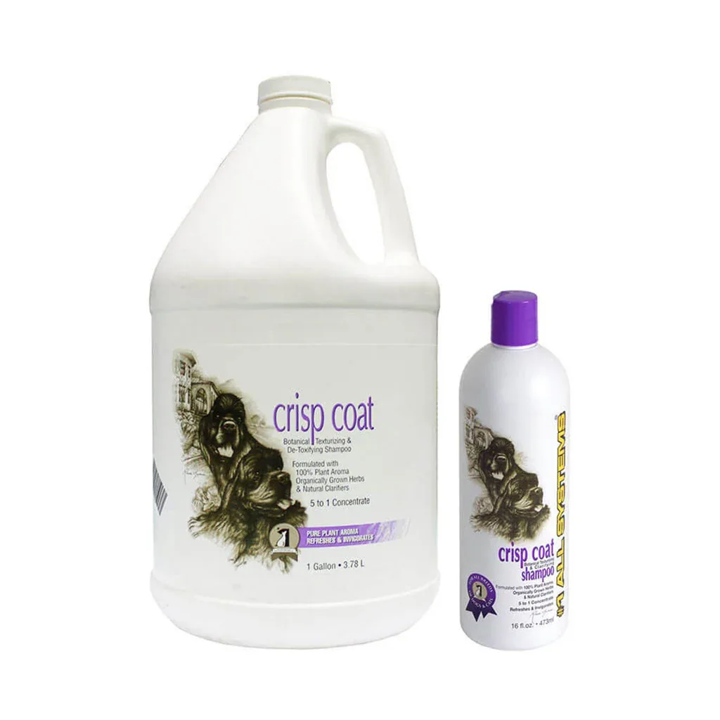 #1 All Systems Crisp Coat Botanical Texturizing & De-Toxifying Shampoo - Texturschampo för sträv päls