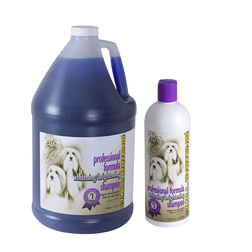 #1 All Systems Whitening/Brightening Shampoo - Optiskt schampo för både hund och katt