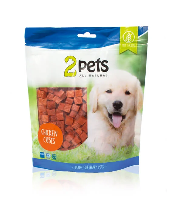 2Pets Chicken Cubes 400g