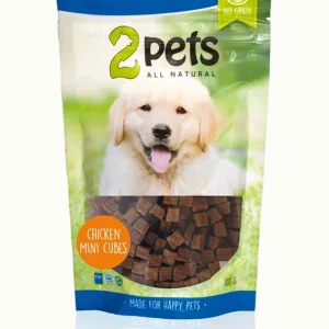 2Pets Chicken Mini Cubes 100g