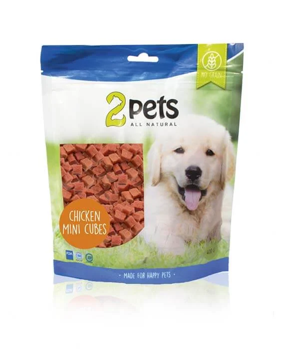 2Pets Chicken Mini Cubes 400g