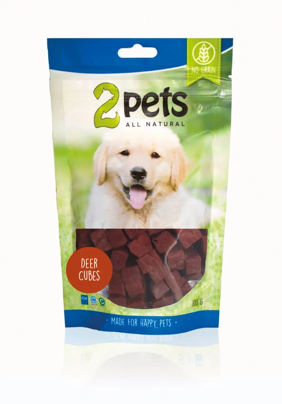 2Pets Deer Cubes 100g