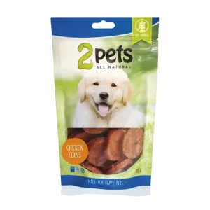 2PETS Dogsnack Chicken Coins – 100 G