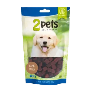 2PETS Dogsnack Lamb Cubes – 100 G