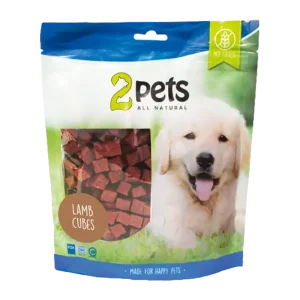 2PETS Dogsnack Lamb Cubes – 400 G