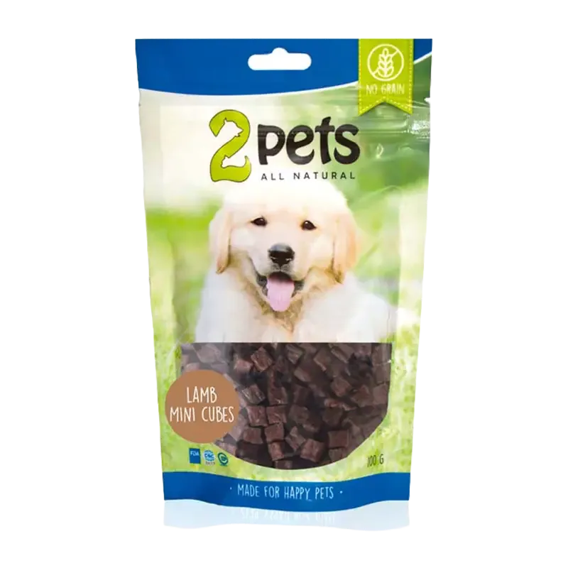 2PETS Dogsnack Lamb Minicubes