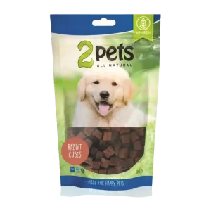 2PETS Dogsnack Rabbit Cubes