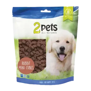 2PETS Dogsnack Rabbit Minicubes