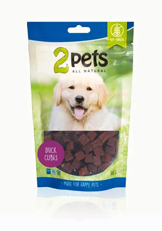 2Pets Duck Cubes 100g