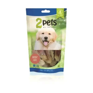 2Pets Hundsnack Kaninöron – 100 G