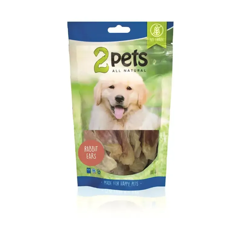 2Pets Hundsnack Kaninöron – 100 G