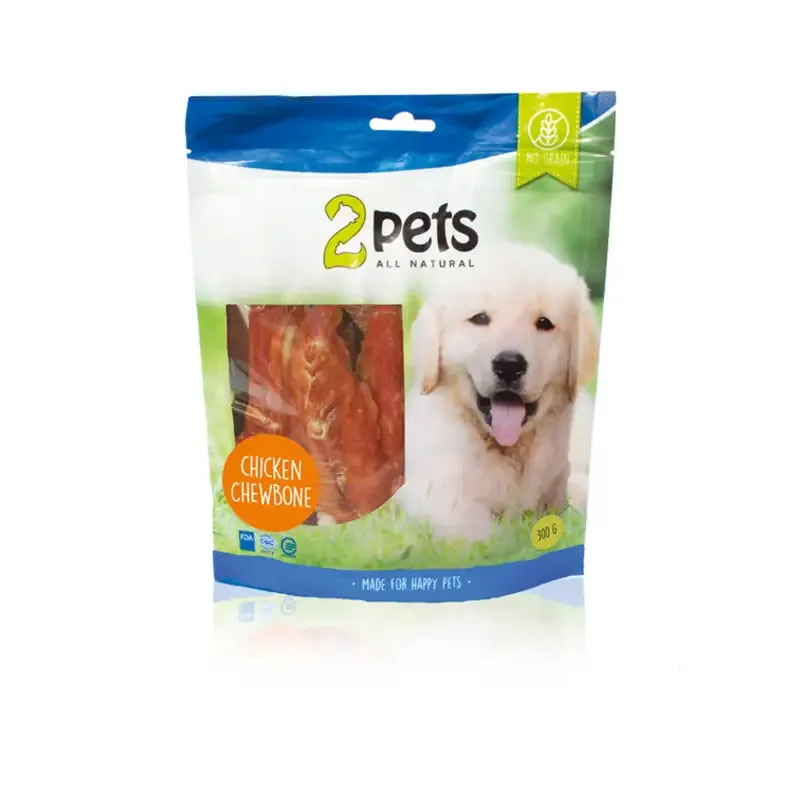 2Pets Hundsnack Kyckling Tuggben – 300 G