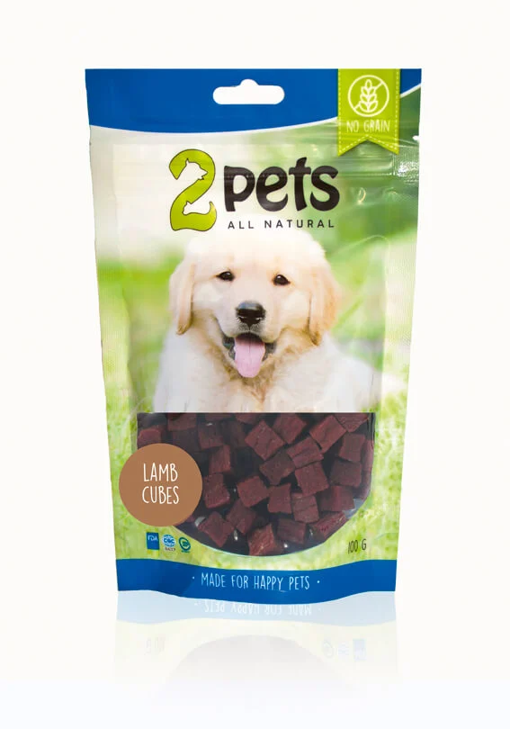 2Pets Lamb Cubes 100g