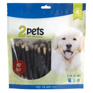 2Pets Mald Tuggpinne Nötkött 12cm 30-p