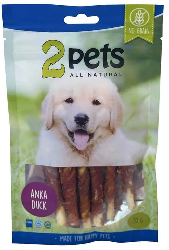 2Pets Tuggpinne Ankfile 12cm 6-p