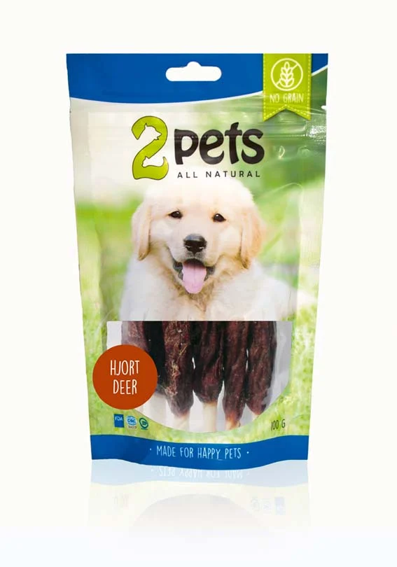 2Pets Tuggpinne Hjort 12cm 6-p