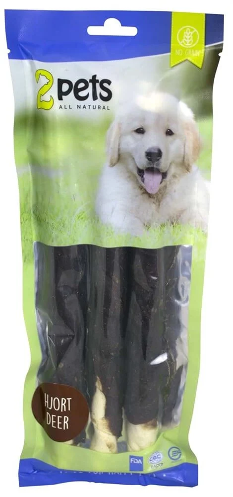 2Pets Tuggpinne Hjort 28cm 3-p