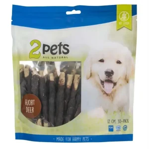 2pets Tuggpinne mald, hjort, 12cm 30-pack