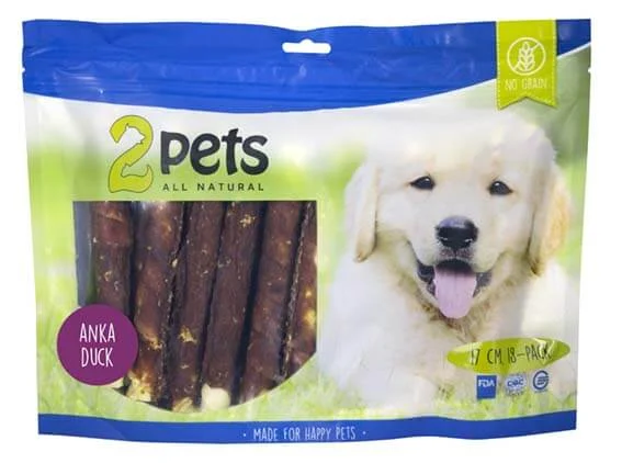 2Pets Tuggrulle Ankfilé 17cm 18-p