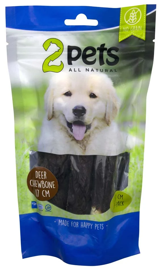 2Pets Tuggrulle Hjort 17cm 3-p