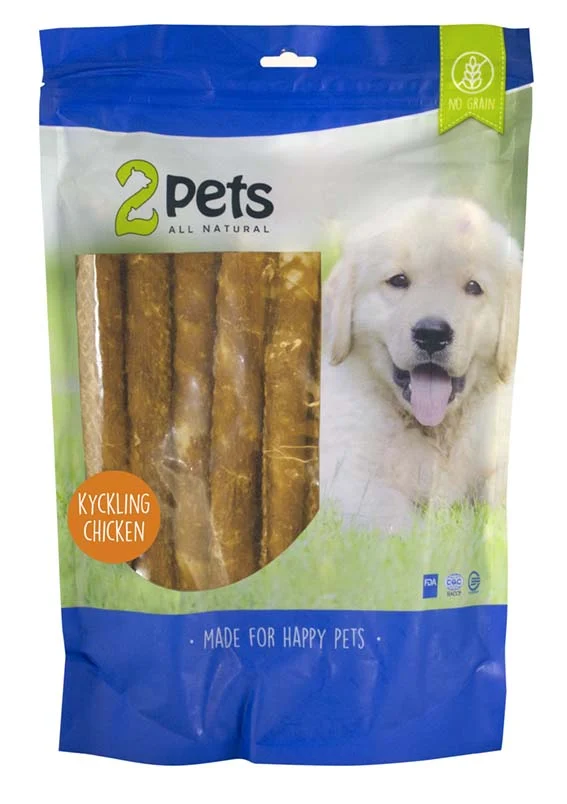 2Pets Tuggrulle Kyckling 28cm 12-p