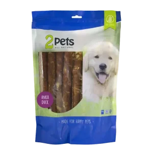 2PETS Tuggrulle M Ankfilé – 28 CM – 12 PACK