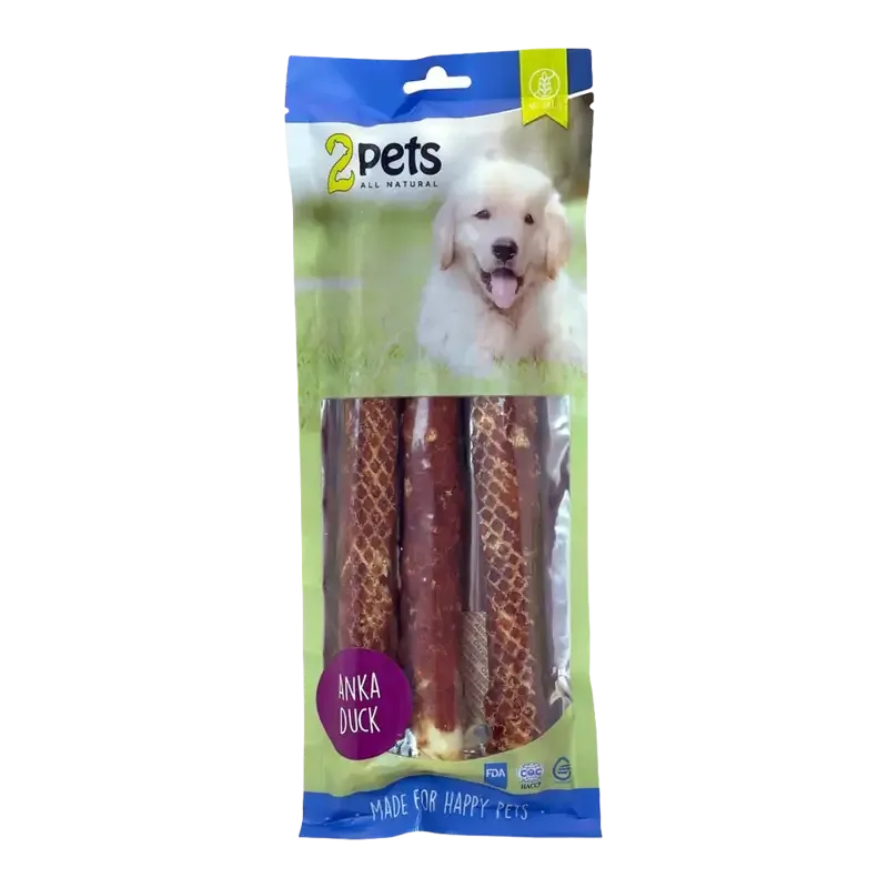 2PETS Tuggrulle M Ankfilé – 28 CM – 3 PACK