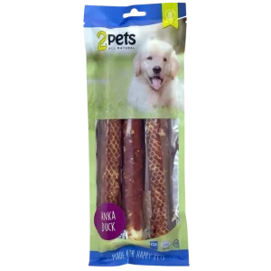 2pets Tuggrulle m ankfilé 28cm 3-pack 250g Kampanj