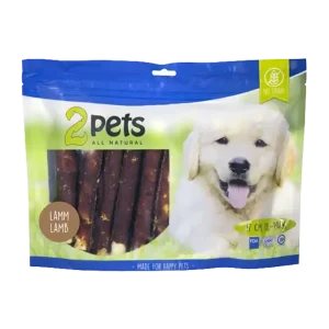 2PETS Tuggrulle M Lamm – 17 CM – 18 PACK XL