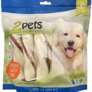 2Pets Tuggtwister Kyckling L 500g