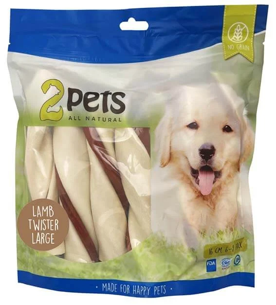 2Pets Tuggtwister Lamm Large 500g