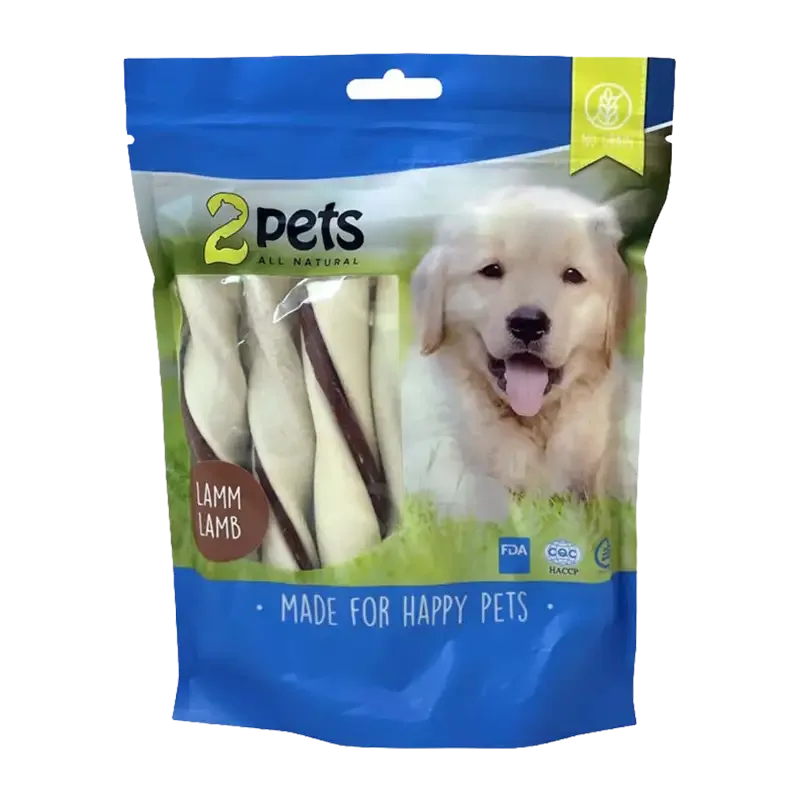 2PETS Tuggtwister M Lamm Medium – 170 G