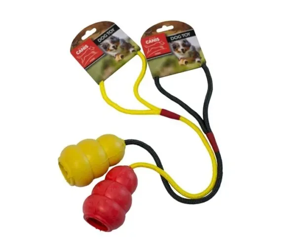 Active Canis – Konformad hundleksak med rep, 30 cm