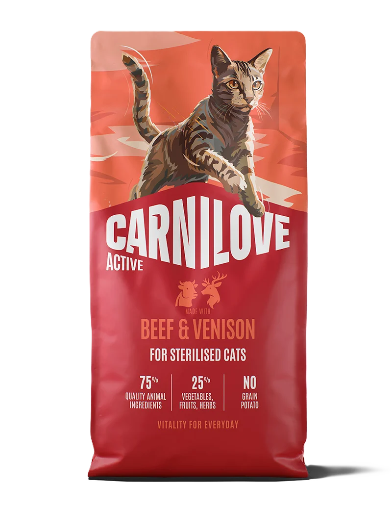 Active Cat Beef & Venison for Sterilised Adult All Breeds