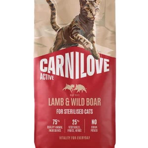 Active Cat Lamb & Wild boar for Sterilised Adult All Breeds