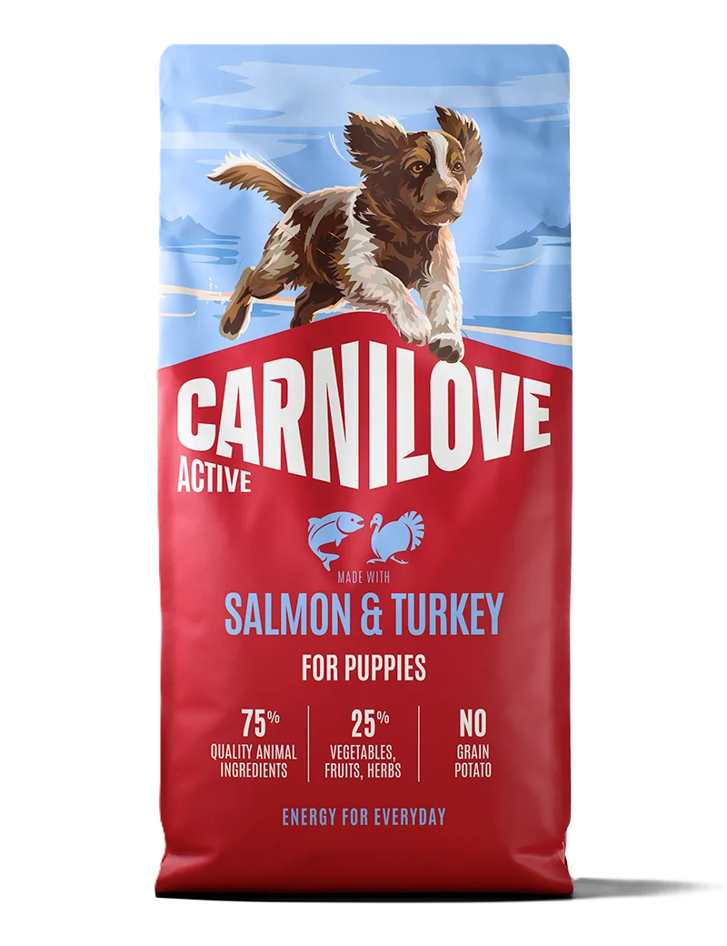 Active Dog Salmon & Turkey for Puppies