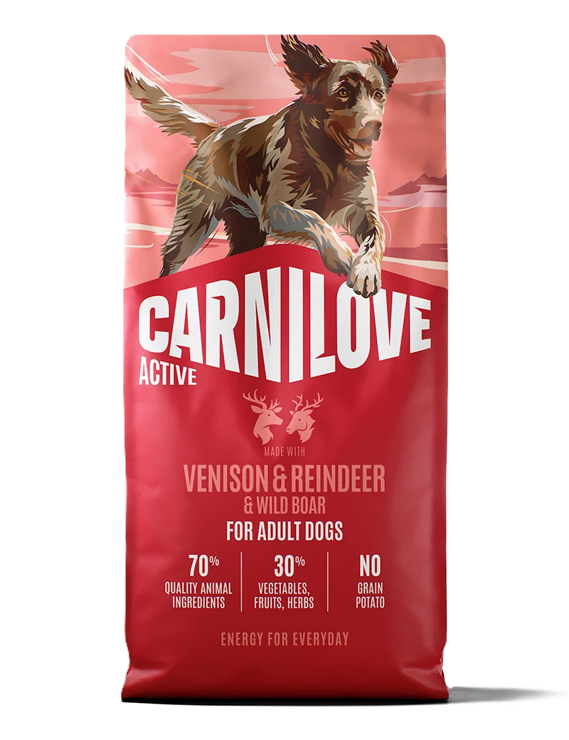 Active Dog Venison & Reindeer & Wild Boar for Active Adults