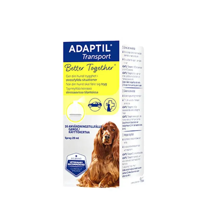 Adaptil Transport feromonspray för hundar Populärt val