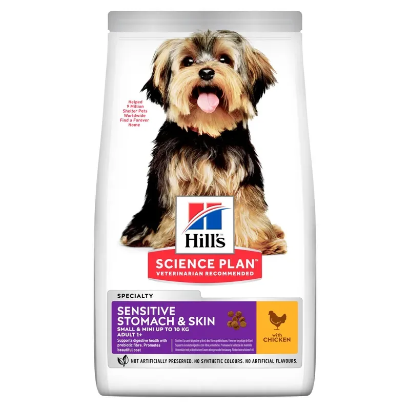 Adult Dog Sensitive Stomach & Skin Small & Mini torrfoder med kyckling Hundfoder – 1,5 kg Köp nu