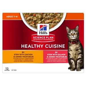 Adult Healthy Cuisine Chicken & Salmon 12x80g