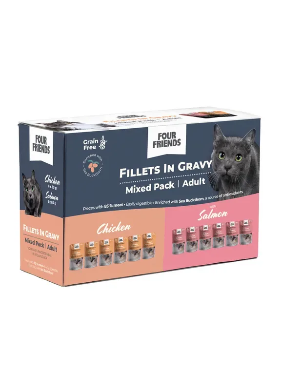 Adult in Gravy Mix 12-pack Våtfoder till Katt – 12 st x 85 g Köp online