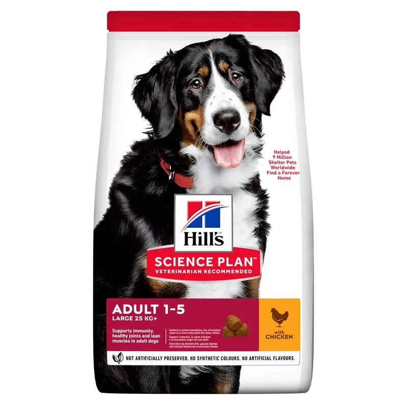 Adult Large Breed Chicken Torrfoder för hund 12kg Erbjudande