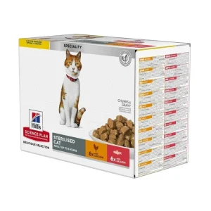Adult Sterilised Salmon & Chicken V氓tfoder 12x85g