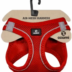 Air Mesh Sele för Hund – XXXS / Röd Rea