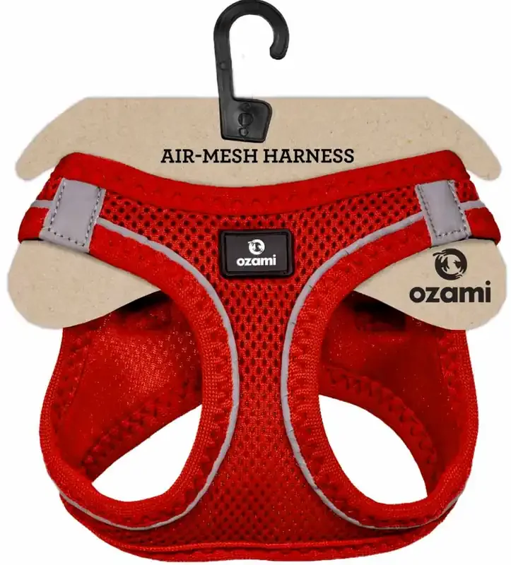 Air Mesh Sele för Hund – XXXS / Röd Rea