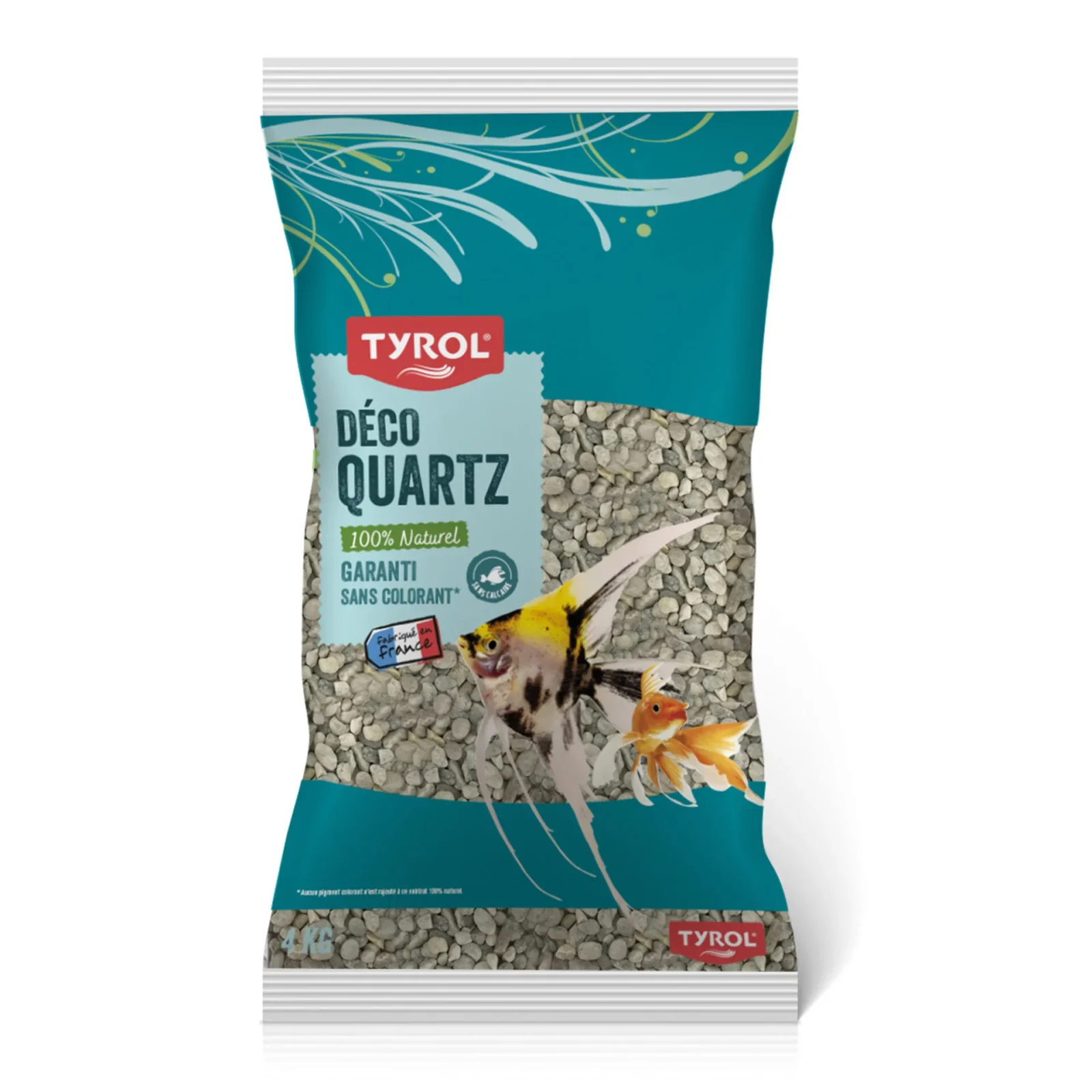 Akvariegrus N15 White Deco Quartz 4-8mm 4Kg