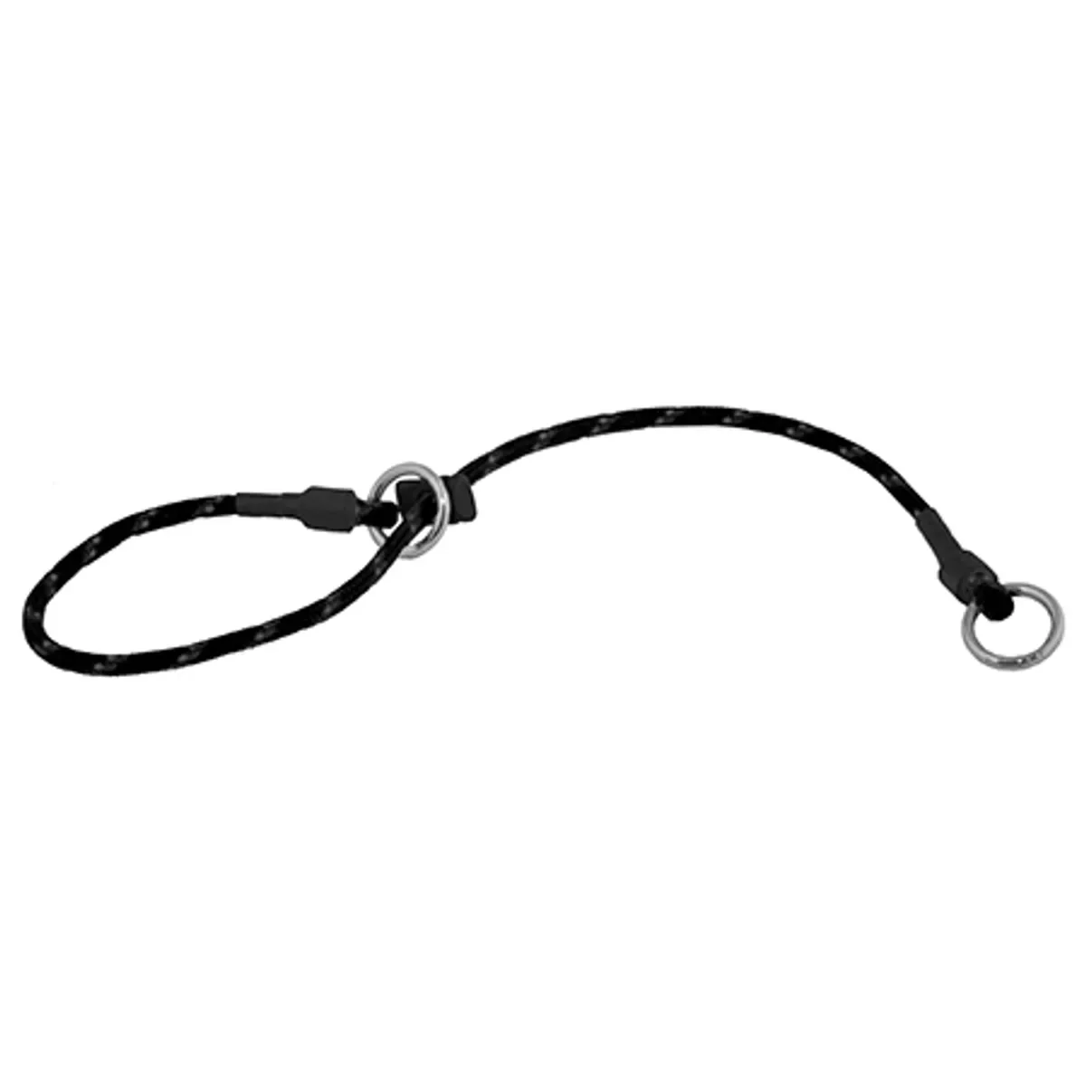Alac Dressyrhalsband Svart Reflex 6mm x 50cm
