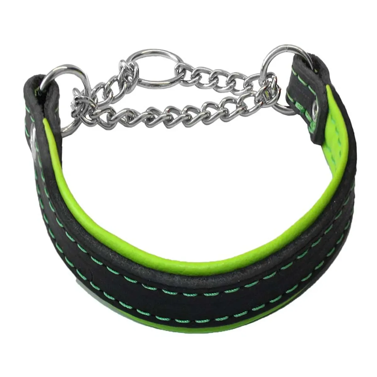 Alac Halvstryp Halsband Läder Lime 18mm x 55cm
