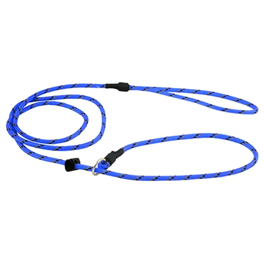 Alac Retrieverkoppel Blå med Reflex 6mm x 190cm