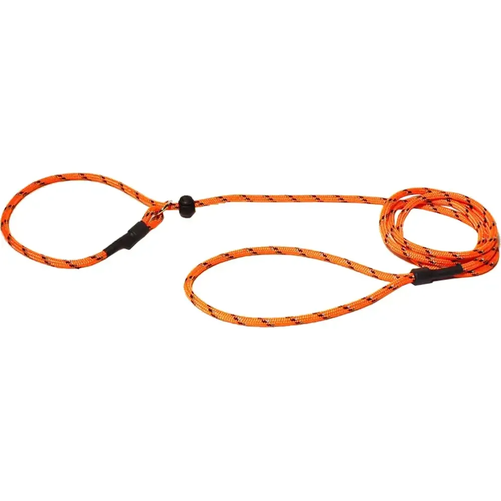 Alac Retrieverkoppel Orange med Reflex 6mm x 190cm